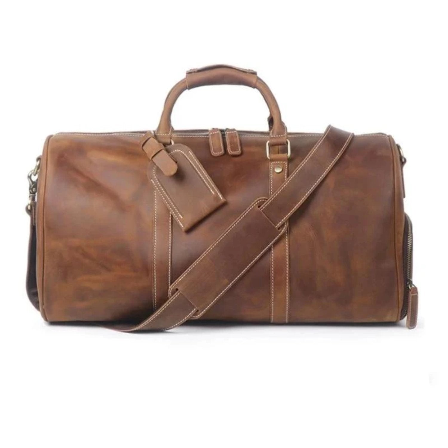 The Dagny Weekender | Large Leather Duffle Bag-thumbmail-9