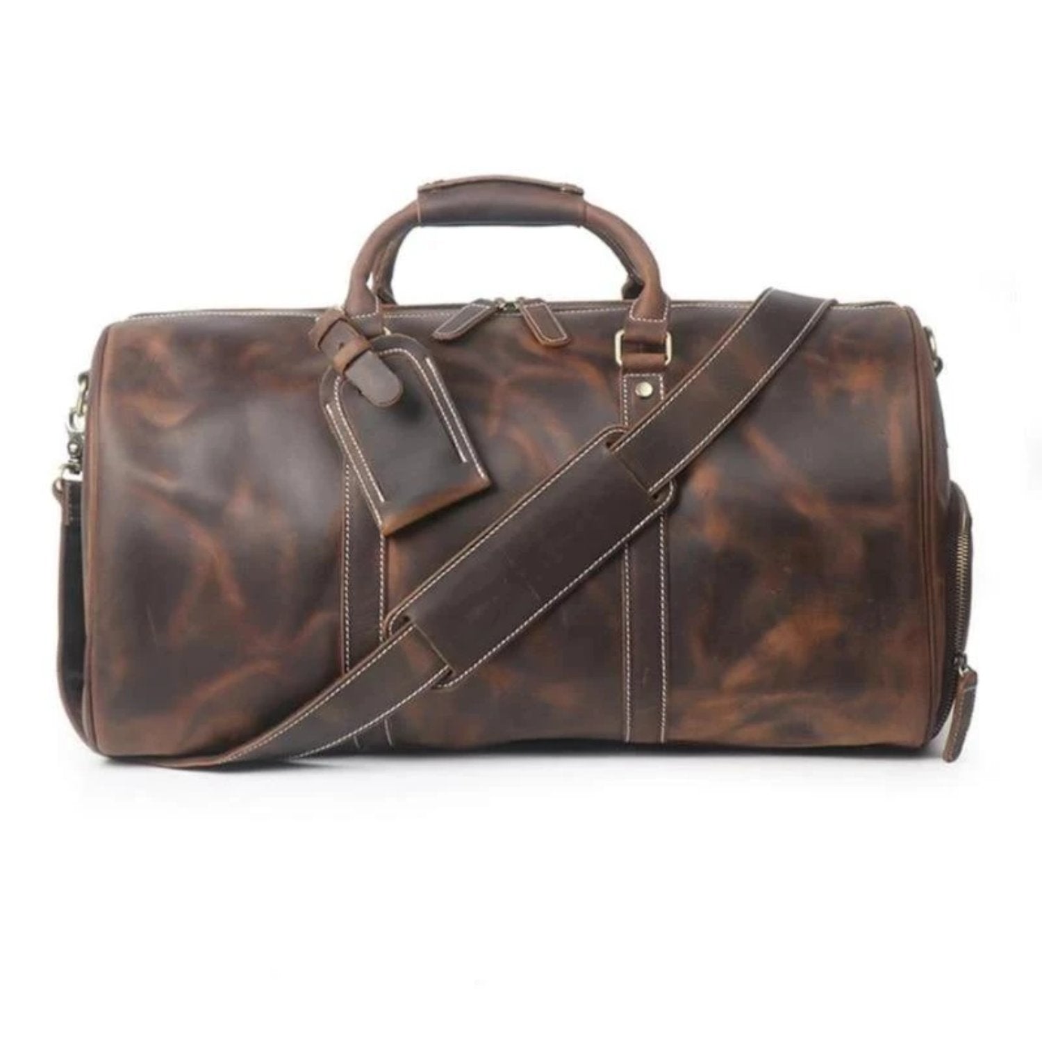 The Dagny Weekender | Large Leather Duffle Bag-thumbmail-4