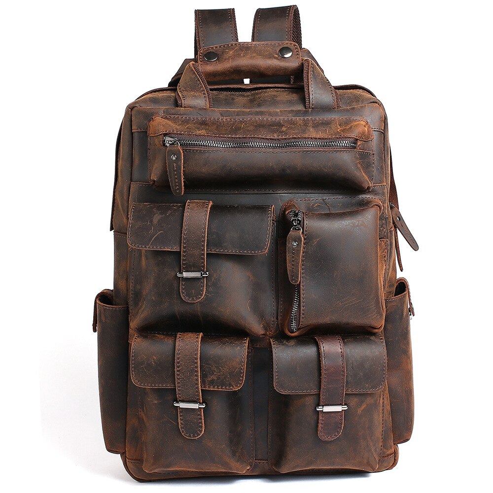 The Shelby Backpack | Handmade Genuine Leather Backpack-thumbmail-9