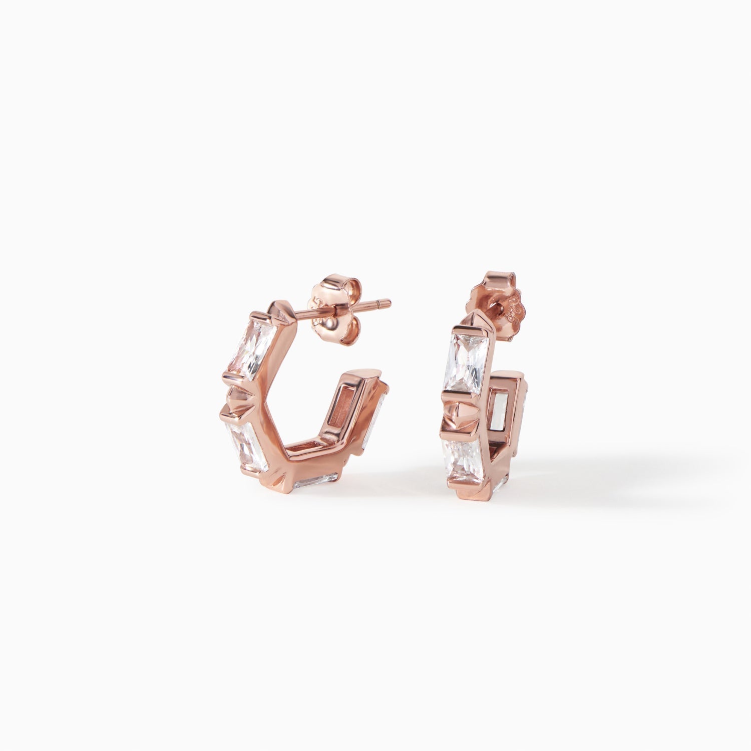The Claire Hoop Earrings - Huggie-thumbmail-7