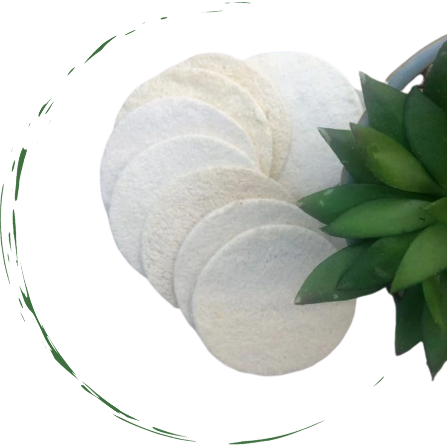 Natural Loofah Pads 5-Pcs-thumbmail-1