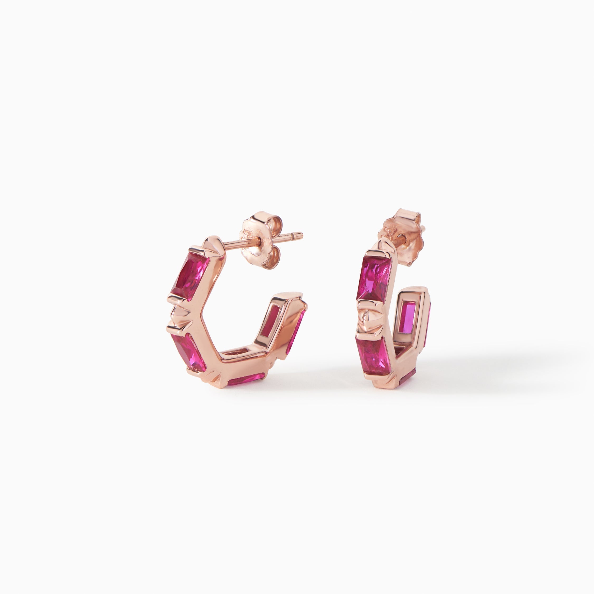 The Claire Hoop Earrings - Huggie-thumbmail-2