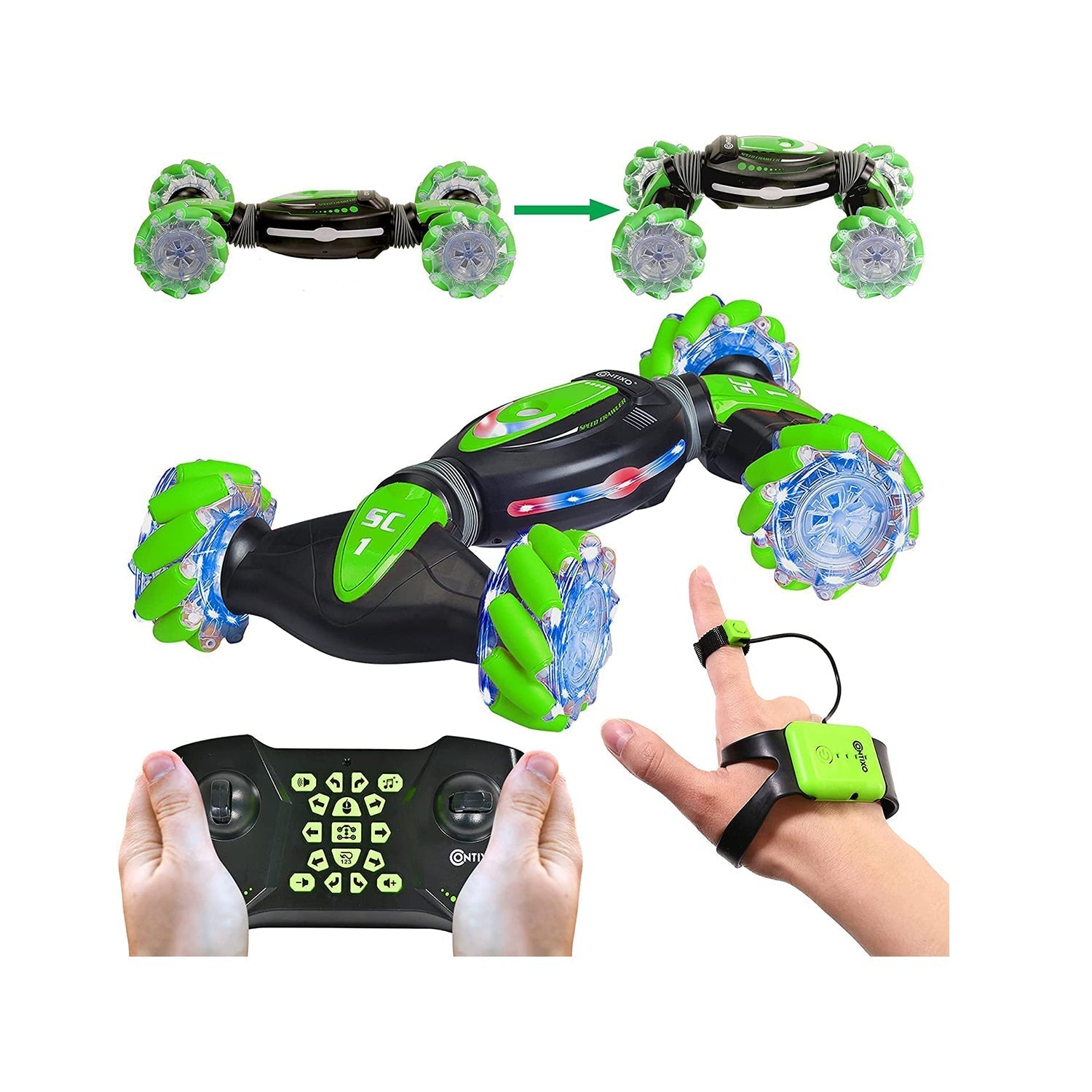 Contixo SC1 All Terrain Speed Crawler RC Stunt Car-thumbmail-7