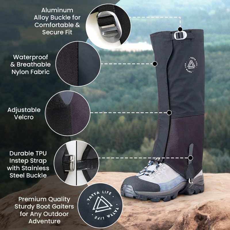 Cordura Boot Gaiters for Outdoors-thumbmail-3