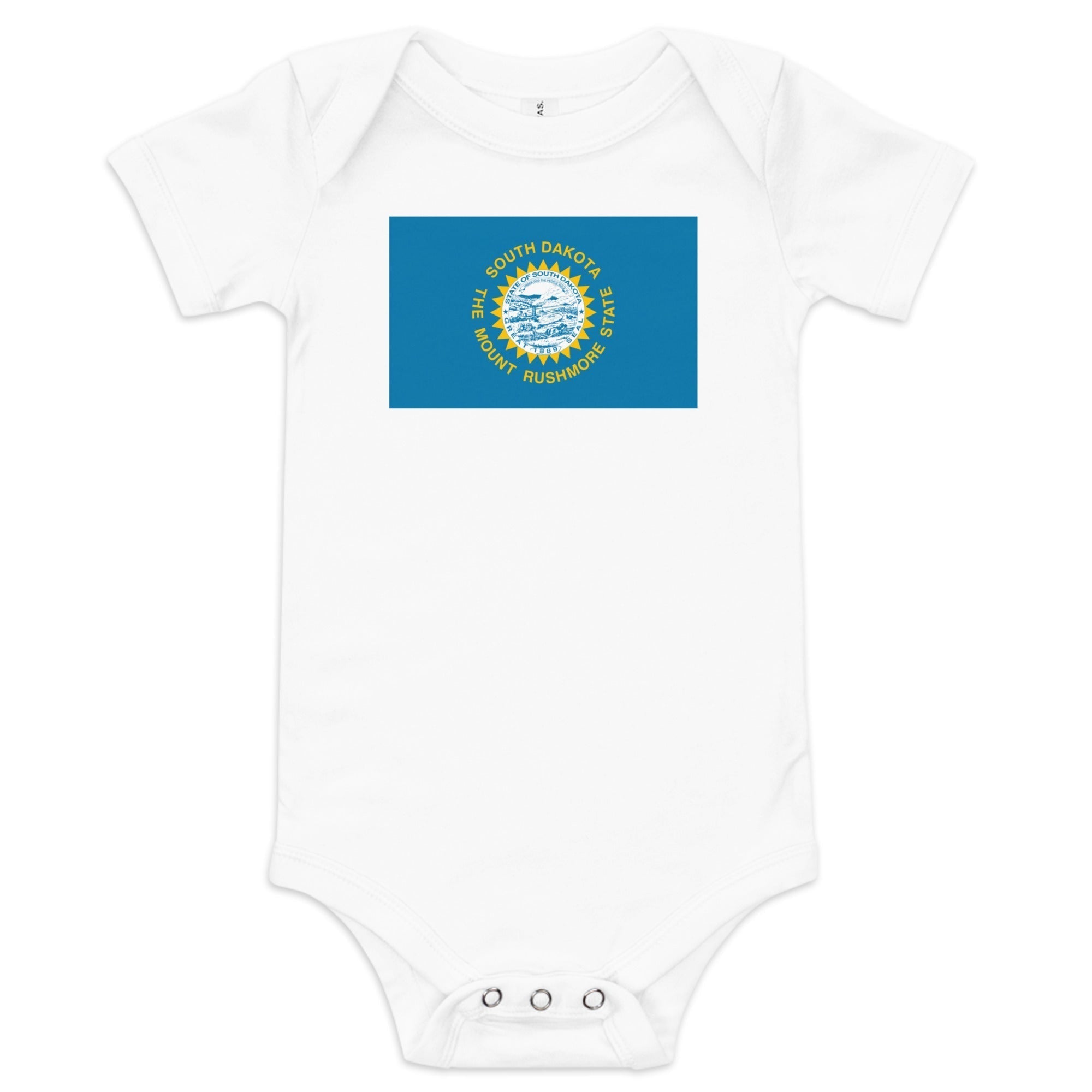 South Dakota Flag Baby Onesie-thumbmail-1
