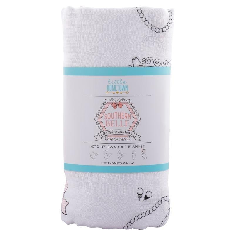 Southern Belle Baby Muslin Swaddle Receiving Blanket-thumbmail-6