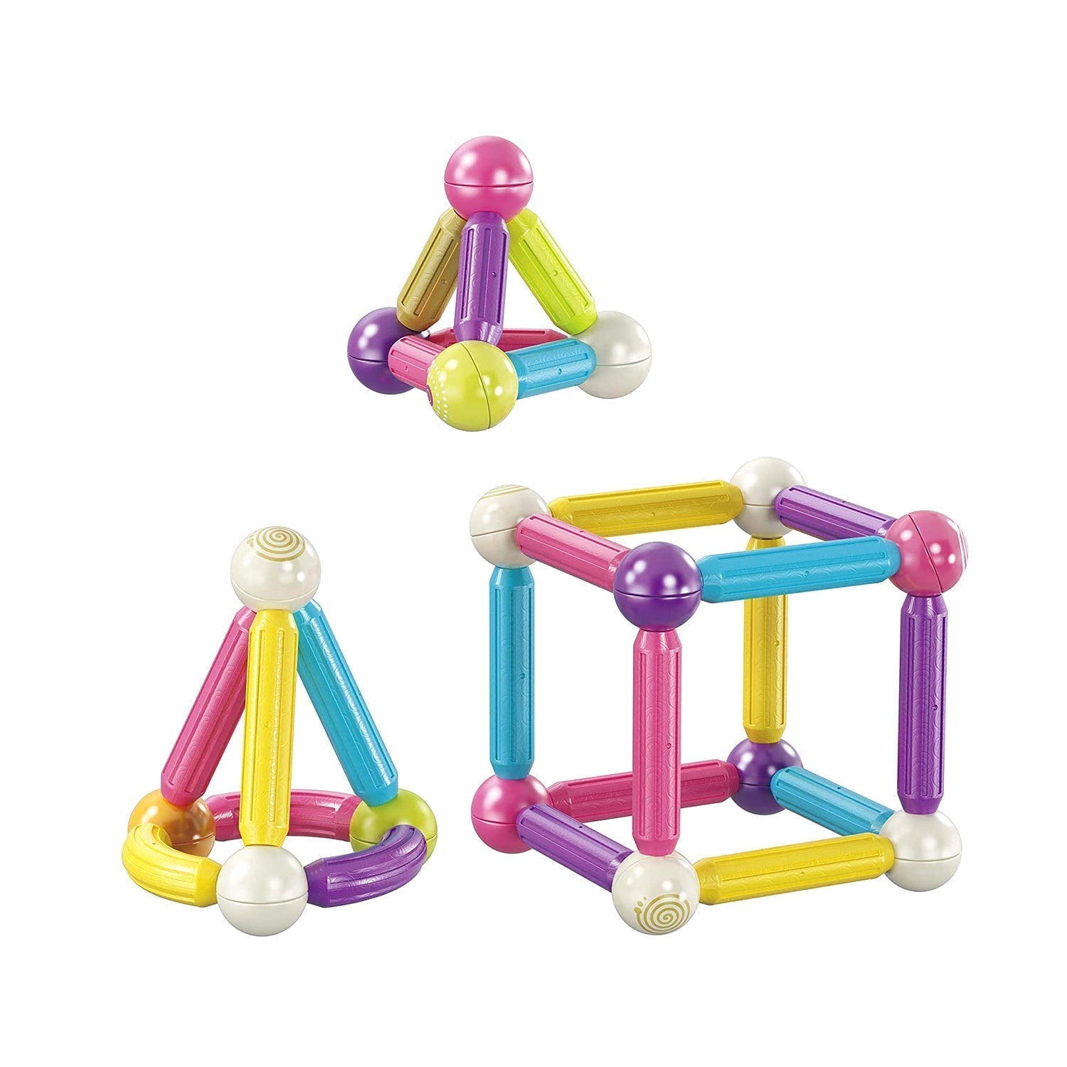 Contixo ST2 Magnetic Building Set 68-Piece STEM Toy for Creative Kids-thumbmail-4