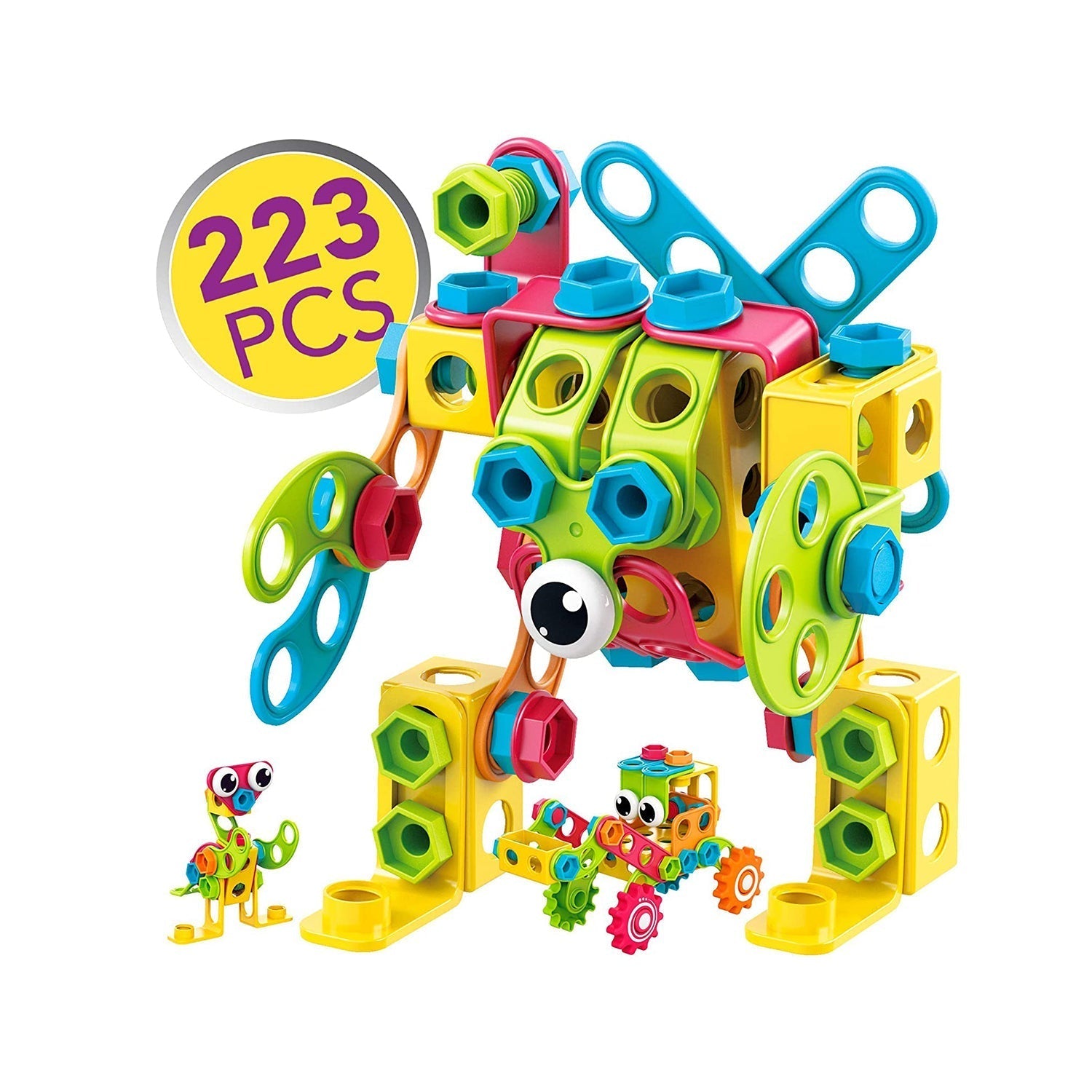 Contixo ST3 Mega Mechanic 3D Building Block Set - 223 PCS-thumbmail-1