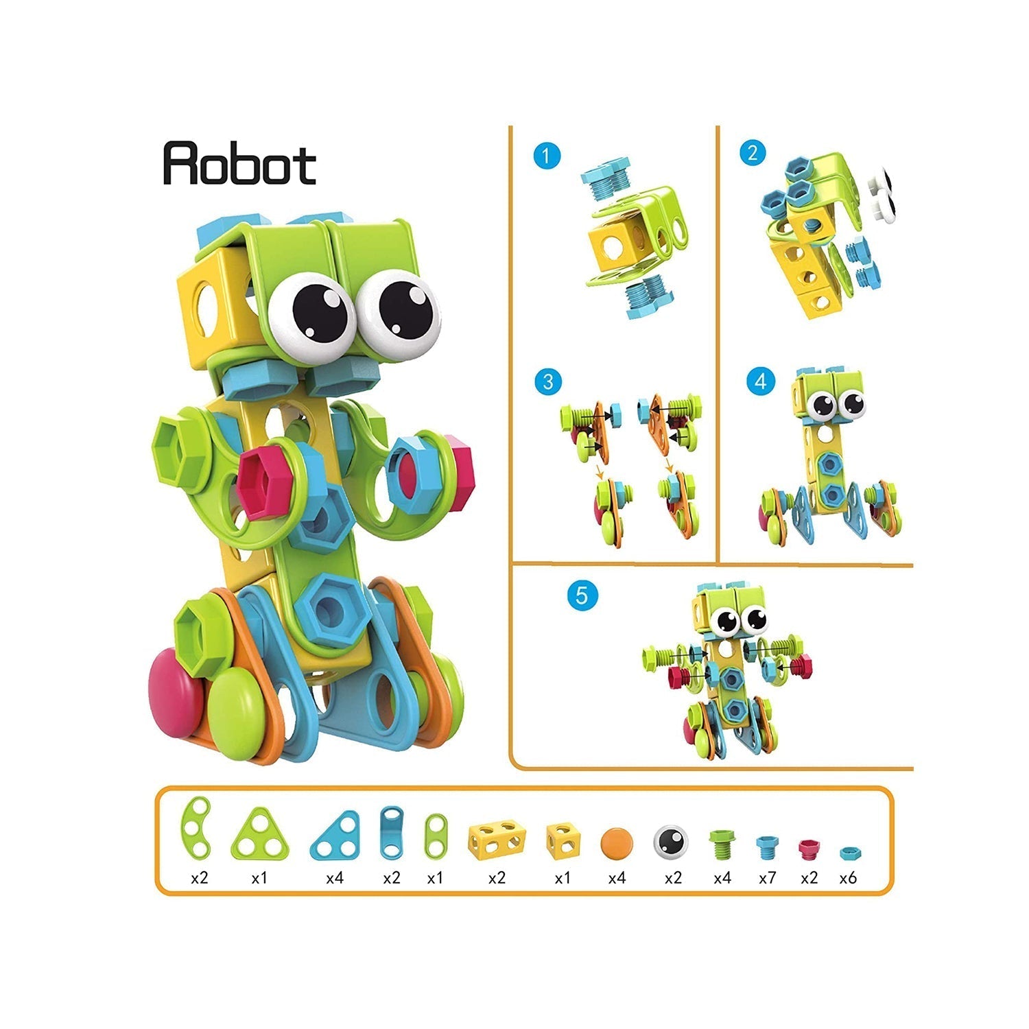 Contixo ST3 Mega Mechanic 3D Building Block Set - 223 PCS-thumbmail-3