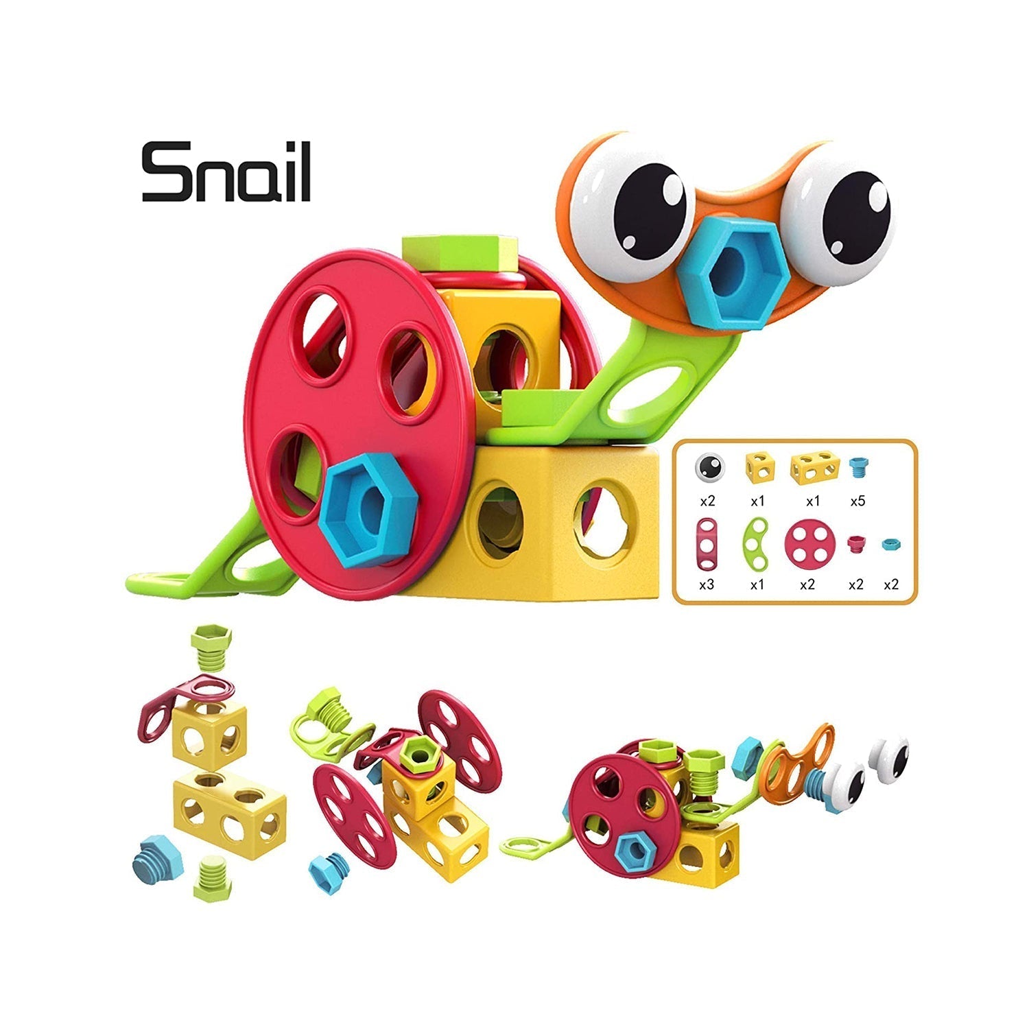 Contixo ST3 Mega Mechanic 3D Building Block Set - 223 PCS-thumbmail-5