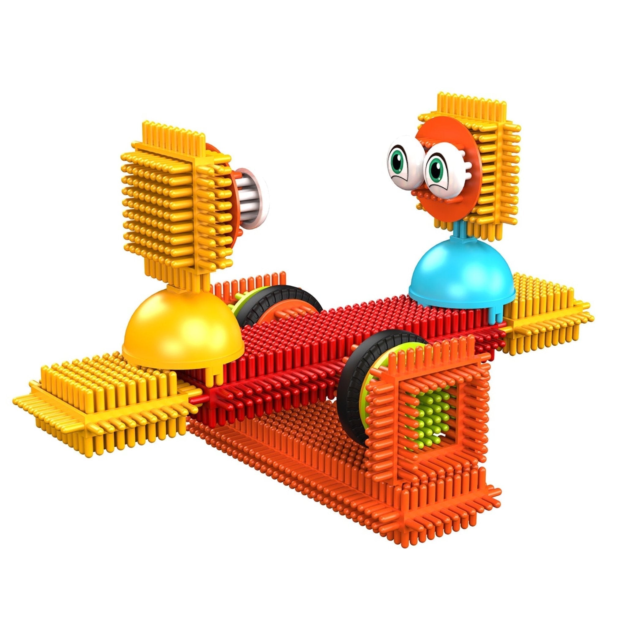 Contixo ST5 Bristle Shape STEM Blocks - 144 Pcs 3D Building Tiles Set-thumbmail-11