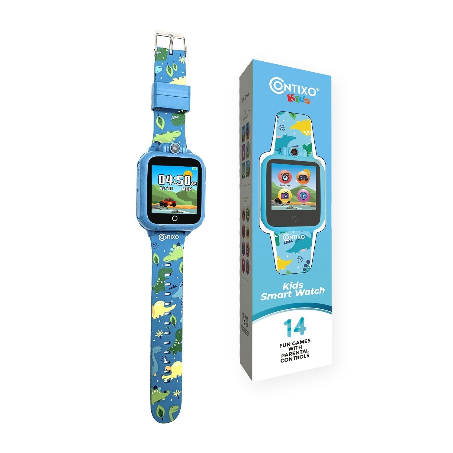 Contixo Smart Watch for Kids With Educational Games, HD Touch Screen, Camera, and MP3 Music Player-thumbmail-8