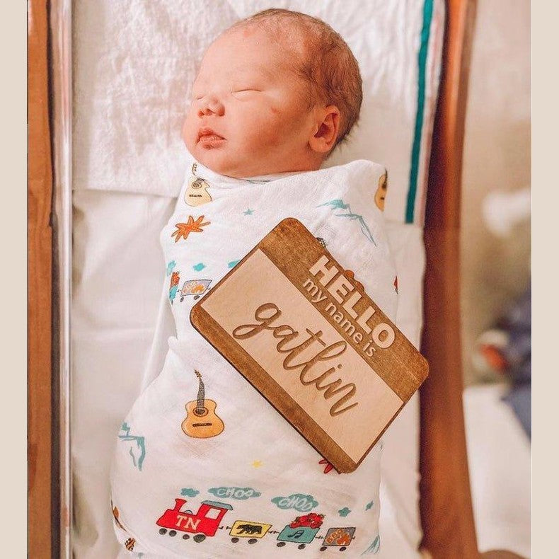 Tennessee Baby Muslin Swaddle Receiving Blanket-thumbmail-5