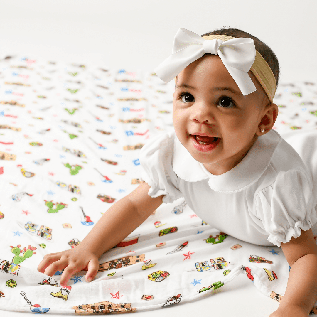 Texas Baby Muslin Swaddle Receiving Blanket-thumbmail-3