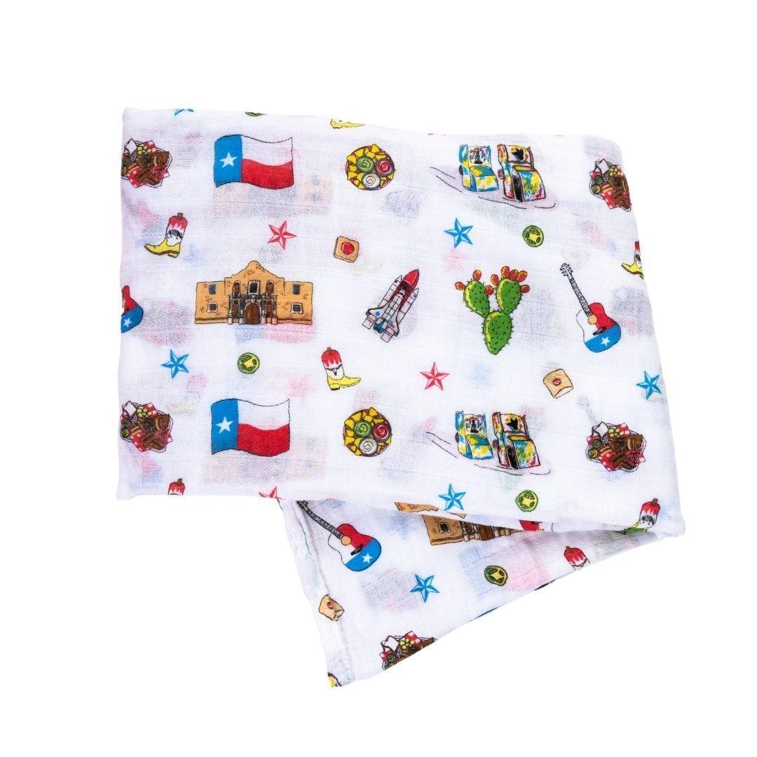 Texas Baby Muslin Swaddle Receiving Blanket-thumbmail-4