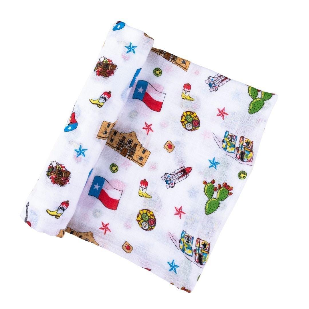 Texas Baby Muslin Swaddle Receiving Blanket-thumbmail-5
