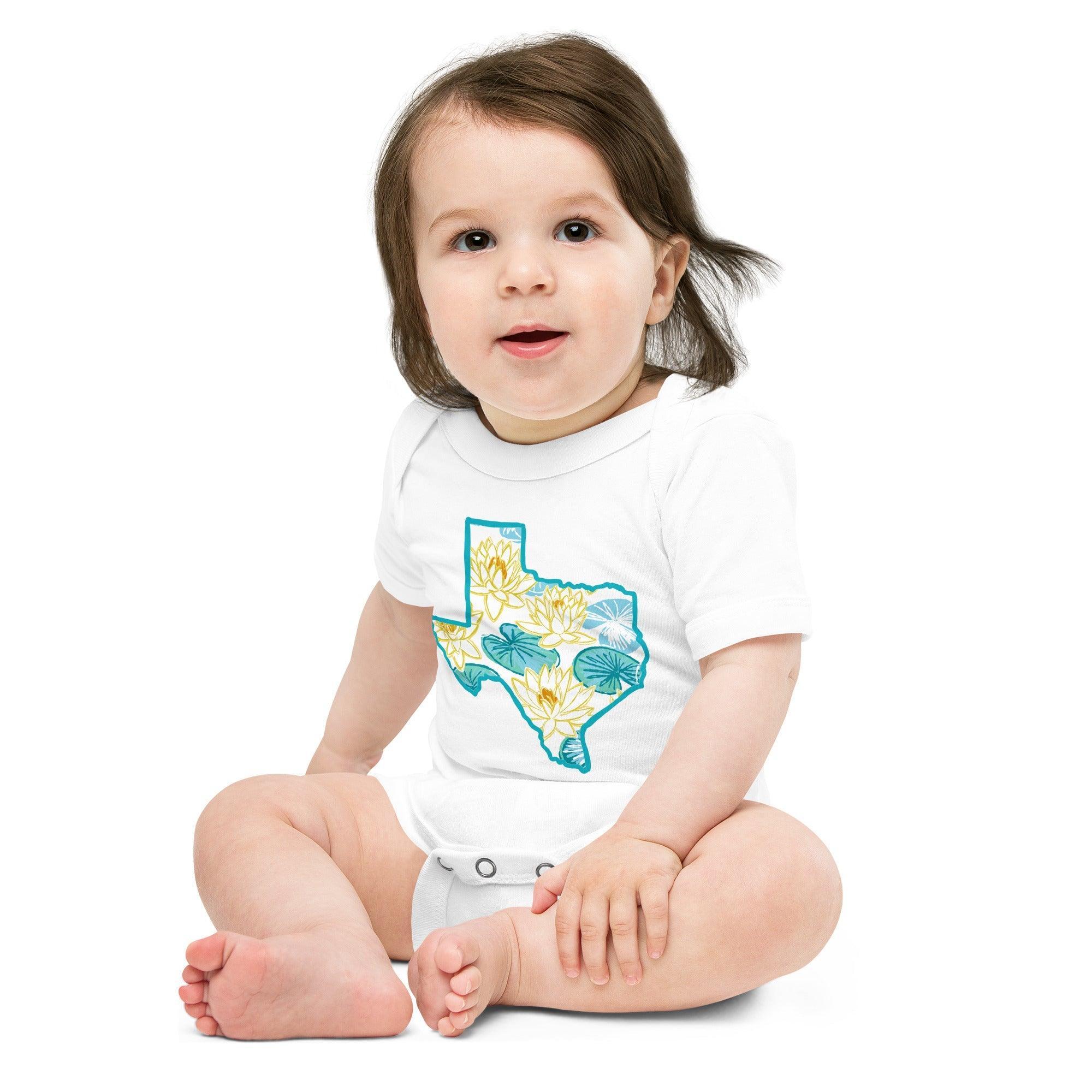 Texas Dawn Baby Short Sleeve One Piece-thumbmail-3
