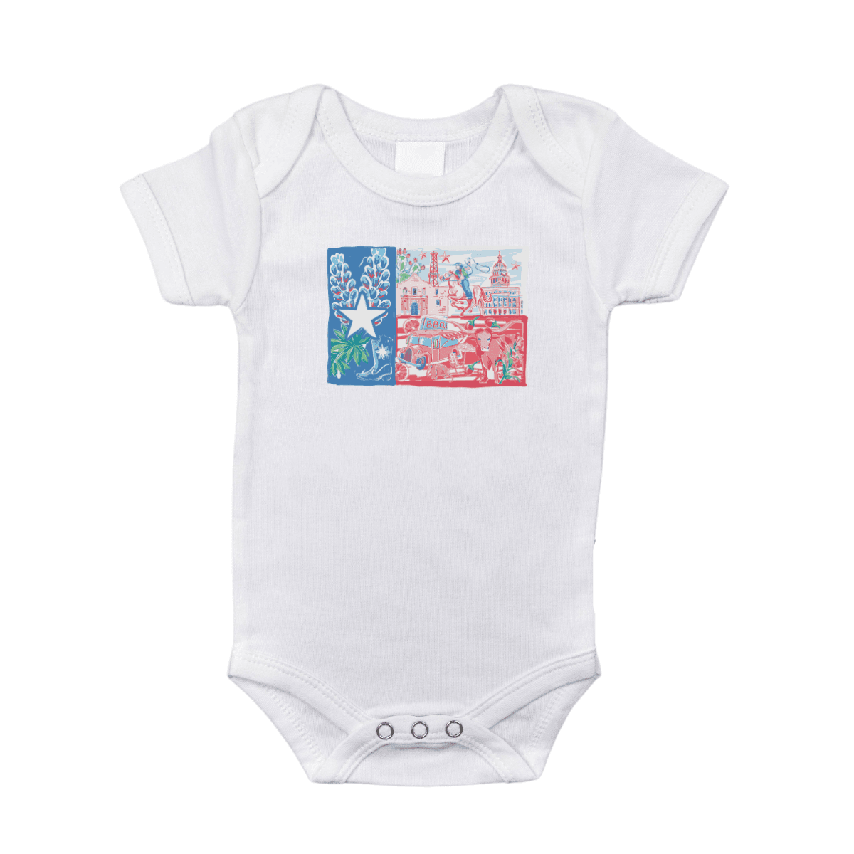Texas Pride Baby Onesie-thumbmail-1