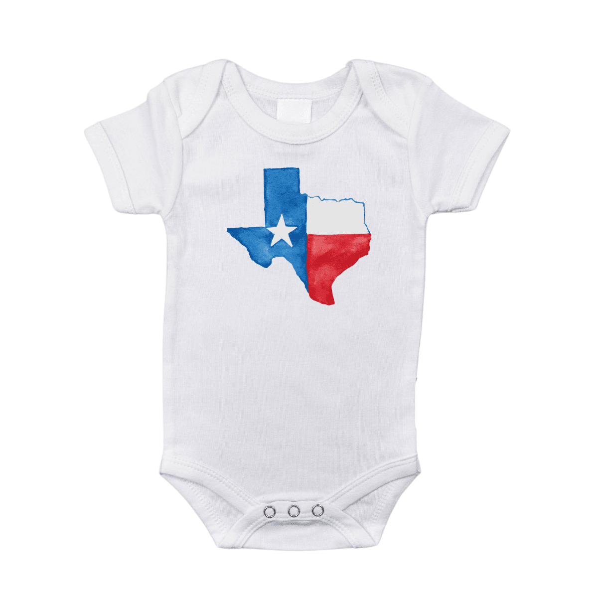 Texas Watercolor Baby Onesie-thumbmail-1