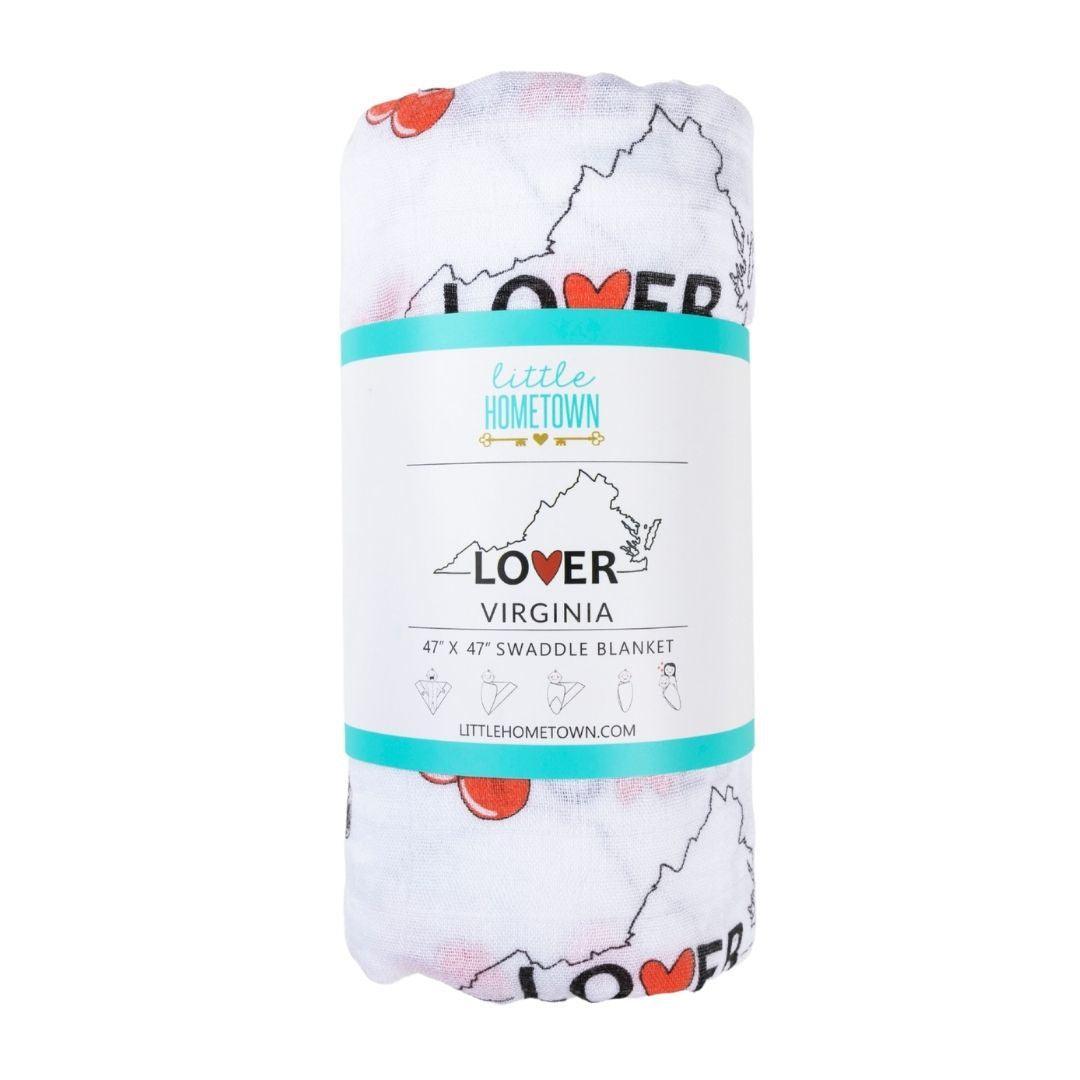 Virginia Baby Muslin Swaddle Receiving Blanket-thumbmail-5