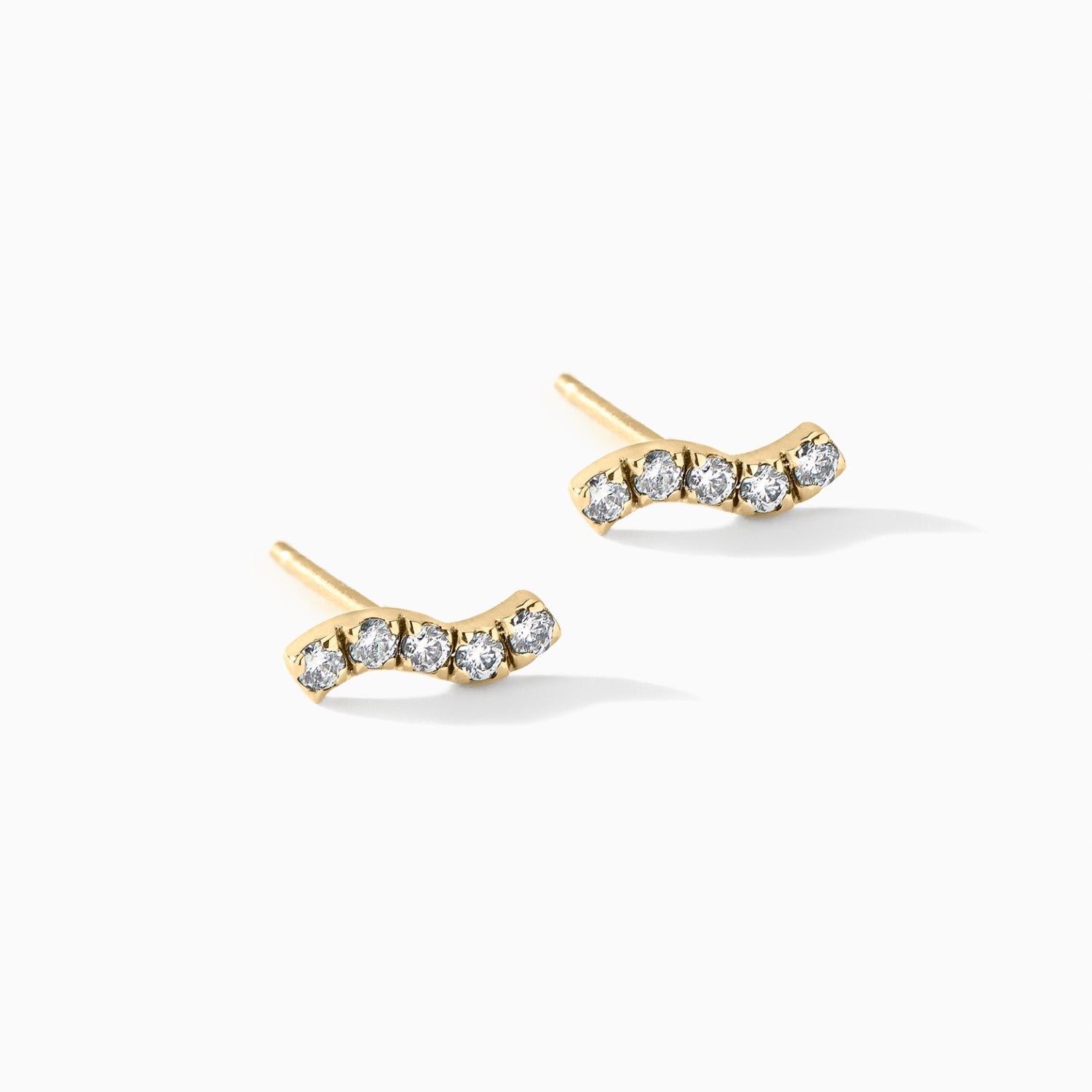 The Wave Stud Earrings-thumbmail-2