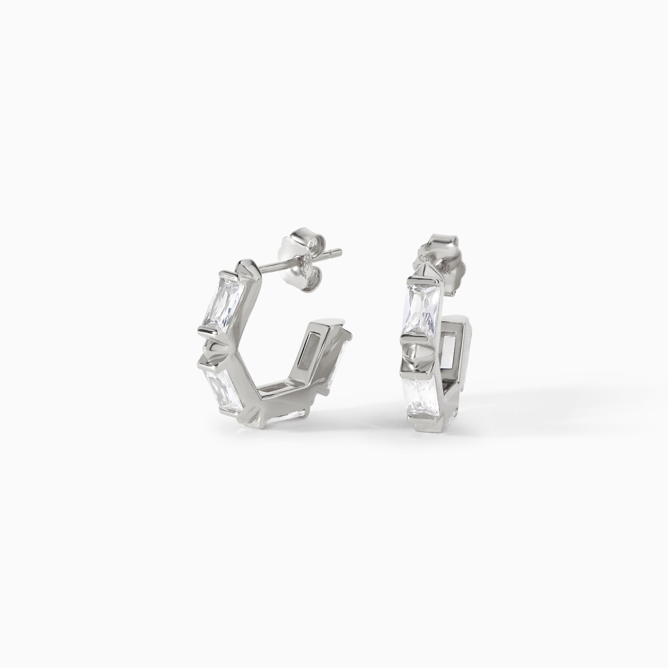 The Claire Hoop Earrings - Huggie-thumbmail-1