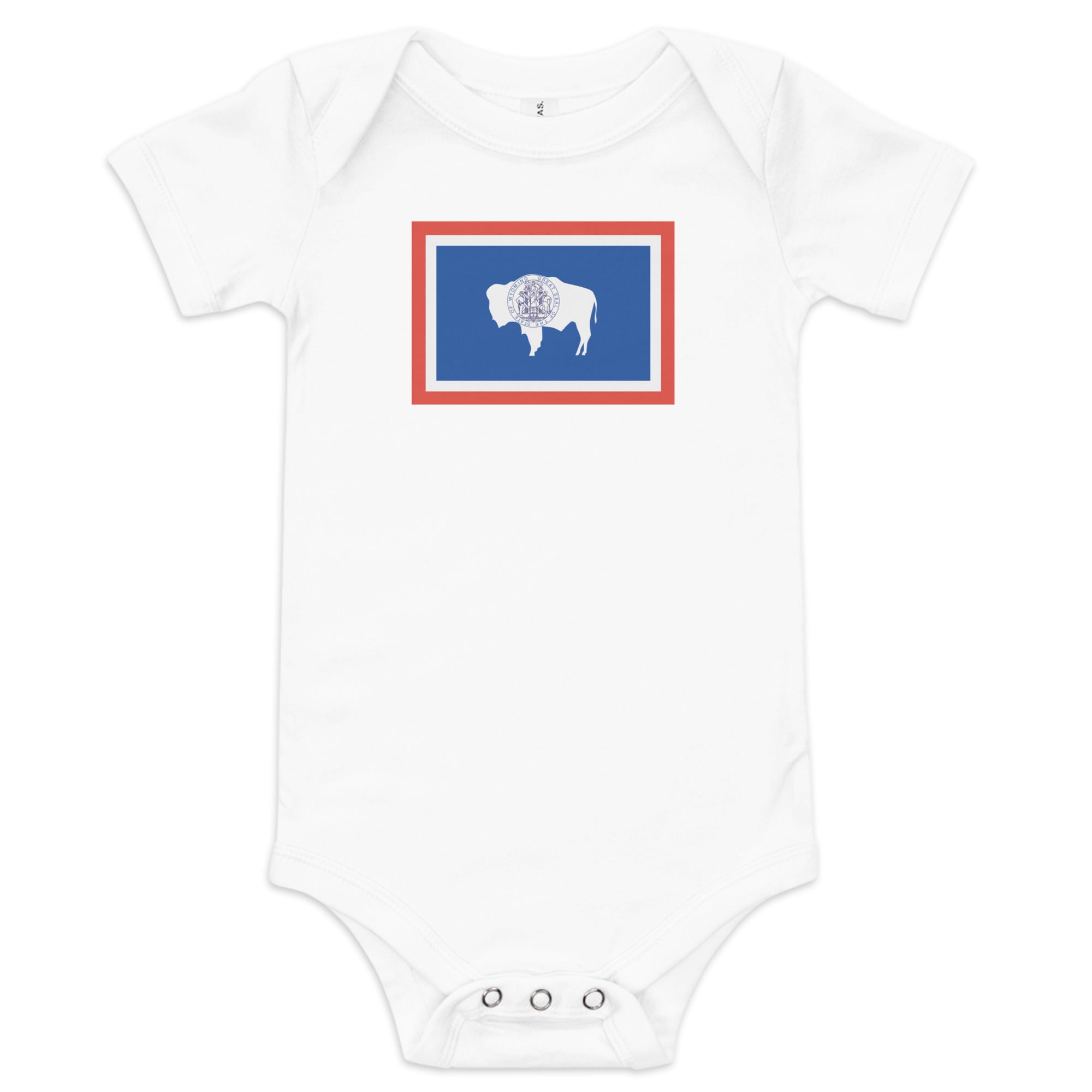 Wyoming Flag Baby Onesie-thumbmail-1